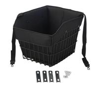 Panier Avant Vélo Grand Volume, 40x33x28cm, Style to 1 | Rebord Supérieur Doublé, Amovible, pour Courses