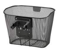 Panier avant vélo KLICKFIX E avec support noir - Charge 7 kg