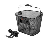 Panier Avant Vélo Support Rapide Guidon Poignée Pliable