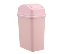 Panier avec couvercle balançoire - poubelle avec couvercle, poubelle de 10 litres avec couvercle de balançoire, poubelle de cuisine plus épaisse avec couvercle Best H