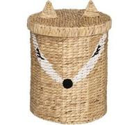 Atmosphera - Bac à Jouet Renard - Jacinthe d'eau tressée H50 cm