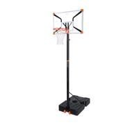 Axi Panier De Basket Sur Pied Elite | 230-305 Cm | Blanc Et Orange | A Partir De 6 Ans Et + | Facile À Déplacer | Jeux Plein Air | Panier De Basket
