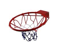 Panier Basketball Cerceau De Point avec Accroche Murale Intérieur Extérieur Filet en Nylon de Couleur pour Score Dunk Point Basket Taille Diamètre 45cm (45 centimètres)