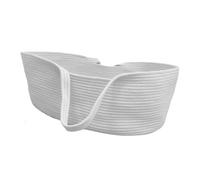 Panier bébé Moïse - Couffin pour bébé en corde de coton, nacelle pour bébé Moïse portable | Lit nid de bébé pliable en corde de coton, panier Portable pour nouveau-né, pour la maison, salon, voyage en