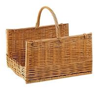 Panier bûches en osier Buff - 50x38x30 cm