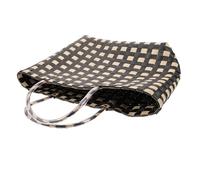 Panier Cabas Tressé Grosse Capacité, Panier Manuel Élégant pour Femme | Pvc, Format Spacieux pour Usage Quotidien et Voyage, Style Simple et Unique