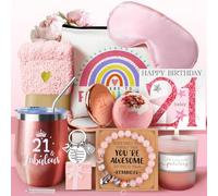 Panier cadeau d'anniversaire pour elle de 21 ans, panier cadeau pour filles, meilleures amies, sœurs, filles, femmes, femmes nées en 2003