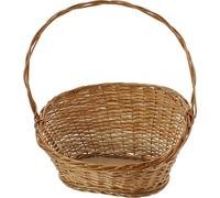 Panier cadeau "Nature" grand, en osier, panier cadeau vide, panier à anses, panier en osier
