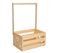 Panier cadeau pour fête prénatale - Coffret cadeau haut de gamme pour nouveau-né, essentiels de soins pour bébé | Caisse de douche de bébé en bois polyvalente, placard, panier de douche de bébé avec s