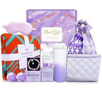 Panier cadeau spa de luxe pour femme - Cadeau d'anniversaire relaxant, de Saint-Valentin et de fête des mères pour maman, elle, épouse, petite amie, sœur, collègue, grand-mère, remise de diplôme pour