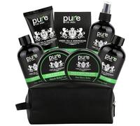 Panier cadeau spa pour homme, ensemble cadeau pour le bain et le corps, panier de spa pour homme comme cadeau de vacances pour lui (XL)