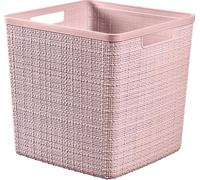 Panier carré Curver 17l / rose poudré