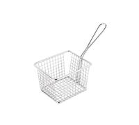 Panier carré de présentation en inox 80 mm
