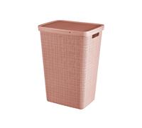 Panier à linge Curver Jute 58 L, rose poudré
