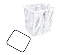 Panier carré pour pompe de filtre de piscine, pour Hayward SuperPump SPX1600M B167 pour SPX1600S (1 panier blanc + 1 joint SPX1600S)
