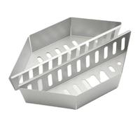 Panier Charbons Ensemble de paniers à charbon de bois for barbecue, 2 pièces, porte-panier à charbon de bois, accessoires de grillades, ensembles de paniers à charbon de bois galvanisés for barbecue e