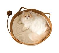 Panier Chat Corde Tissée Tapis Nid Pliable Respirant Coton Chaud et