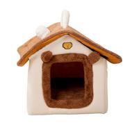 Panier Chat - Maison Féline Fermée Douillette avec Tunnel | Grotte Animale | Nid Intérieur Moelleux Offrant Chaleur, Intimité Et Bien-être pour Sommeil, Repos, Chambre, Balcon, Voyage