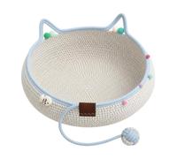 Panier Chat Nid tressé à la Main griffable avec Balle en Corde Accessoires
