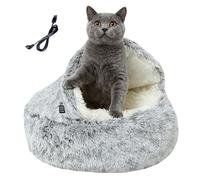 Panier Chauffant pour Animaux - Grotte d'hiver pour Chaton,Lit d'hiver Chaud pour Chaton - pour Propriétaires d'animaux Temps Froid Sommeil Diurne Refuge De Sauvetage