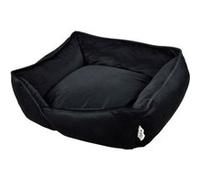 Panier Chien & Chat Velours "Crafty" 55cm Noir G