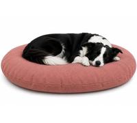 Panier Chien - Coussin Chien et Chat - Baleno Ovale Rouge - 100 x 76 x 10 cm - Déhoussable - Lavable à 30°C - Flamingo