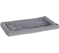 Panier Chien - Coussin Chien et Chat - Coussin Hanka Gris - Peluche et Textile Doux - 70,5x41,5x5,5cm