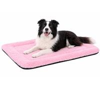 Panier Chien - Coussin Chien et Chat - Naya Rose - 100,5 x 63,5 x 2 cm - Peluche - Fibre Polyester - Lavable 30°C - Fond antidérapant - adapté Cage métallique