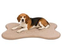 Panier Chien - Coussin Chien et Chat Orthopédique à Mémoire de Forme - Coussin Béquille Mador Beige - Lavable - Antidérapant - 70x50 cm - Flamingo