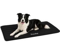 Panier Chien - Coussin Chien et Chat orthopédique Dreambay® Noir - Coussin Premium déperlant - Parfait pour Cages métalliques - 100,5x63x2,3cm