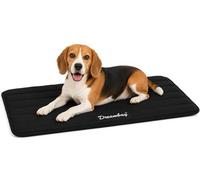 Panier Chien - Coussin Chien et Chat orthopédique Dreambay® Noir - Mousse mémoire de Forme Confortable - 85,5x51x2,3cm