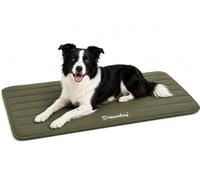 Panier Chien - Coussin Chien et Chat orthopédique Dreambay® Vert Olive - Mousse mémoire de Forme Premium - Parfait pour Cages métalliques - 100,5x63x2,3cm