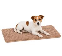 Panier Chien - Coussin Chien et Chat orthopédique Weimar Beige - idéal pour Cages métalliques - Memory Foam Confortable - 70,5x41,5x2cm