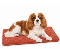 Panier Chien - Coussin Chien et Chat orthopédique Weimar Cognac - Mousse mémoire de Forme idéale pour Cages métalliques - 55,5x38,5x2cm