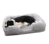 Panier Chien Dehoussable Lavable, Lit Orthopédique pour Chien, Canapé Chien Confortable, Coussin Imperméable, Base Antidérapante, Doux et Chaud, Housse Amovible et Lavable