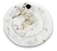 Panier Chien Grand Format 115 cm Déhoussable - Coussin Rond Apaisant Orthopédique Antistress ONE PETS-TOP