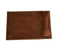 Panier Chien Orthopédique,Lit pour Chien Lavable,Canapé Antidérapante,Coussin pour Chien avec Structure en Nid d'abeille et Doublure Imperméable Amovible en Mousse (Café,L 120 x l 80 x H 8 cm)