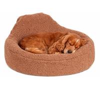 Panier Chien - Panier Chat - Sofa Felpa Moka - 70x70x33 cm - Coussin Peluche Ultra Doux avec Housse Amovible Lavable et Fond antidérapant