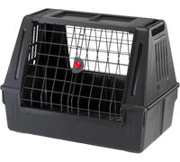 Panier Chien Voiture,Atlas Car 80,Compartiments De Rangement,Double Porte Coulissante,Tapis Drainant L 82 X W 51 X H 61 Cm ¿ Max 20 Kg