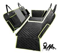 Panier Chien Voiture,Siege Auto Chien Hamac de Voiture imperméable, Housse siège antidérapante for Voitures, camions et SUV(Green)