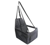 Panier Chien Voiture,Siege Auto Chien Hamac Pliable for Animaux de Compagnie, Harnais, Panier, Stable et, siège Voiture sécurité(Black)