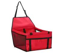 Panier Chien Voiture,Siege Auto Chien Sac de siège étanche, Panier Transport sûr, Maison, Chat, Chiot, Voiture, Produits for Animaux Compagnie(Red)