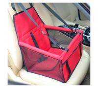 Panier Chien Voiture,Siege Auto Chien Sac de Transport for Animaux Compagnie, hamac Pliable for Voiture, for Petits Chiens, autogame for(Red)