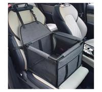 Panier Chien Voiture,Siege Auto Chien Sac de Transport imperméable for et Chat, hamac for siège Auto, Panier for Petits Moyens(Dark Gray)