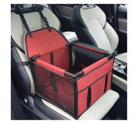 Panier Chien Voiture,Siege Auto Chien Sac de Transport imperméable for et Chat, hamac for siège Auto, Panier for Petits Moyens(Red)