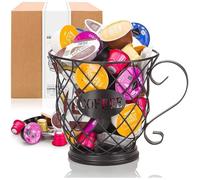 Panier Coffee Porte Capsule,Range capsules Dolce Gusto,Nespresso,Rangement Support Capsules Porte Dosette - Grande Capacité