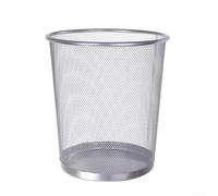 Panier collecteur de déchets multifonction pour le rangement de la cuisine et la collecte de matériaux de compost, convient pour un usage domestique dans différentes pièces (argenté)