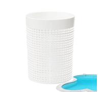 Panier collecteur de feuilles de piscine - Panier filtrant réutilisable avec grande capacité - Piège à filtre sous vide pour maison, jardin, parc, hôtel