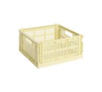 HAY Colour Crate M Square 29.5x29.5 cm Light yellow
