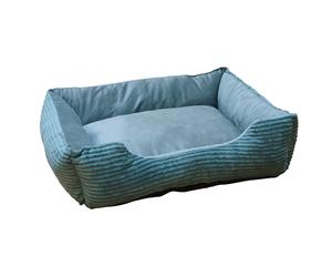 Panier confort classique rectangle pour chien Nobby Pet Hina Gris 80x70x22 cm